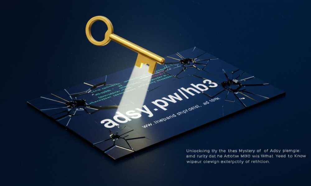 Unlocking the Mystery of adsy.pw/hb3: What You Need to Know