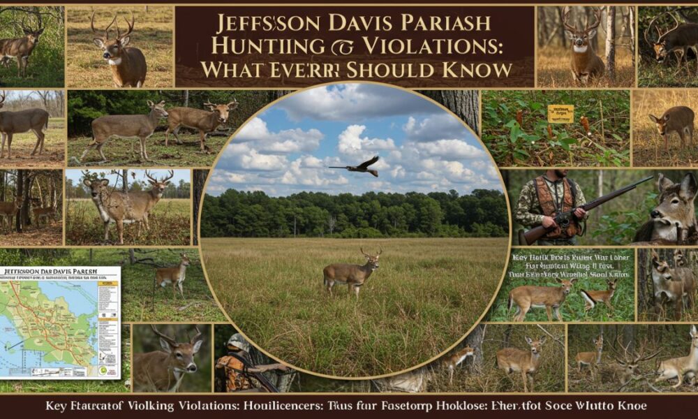 Jefferson Davis Parish Hunting Violations: What Every Hunter Should Know