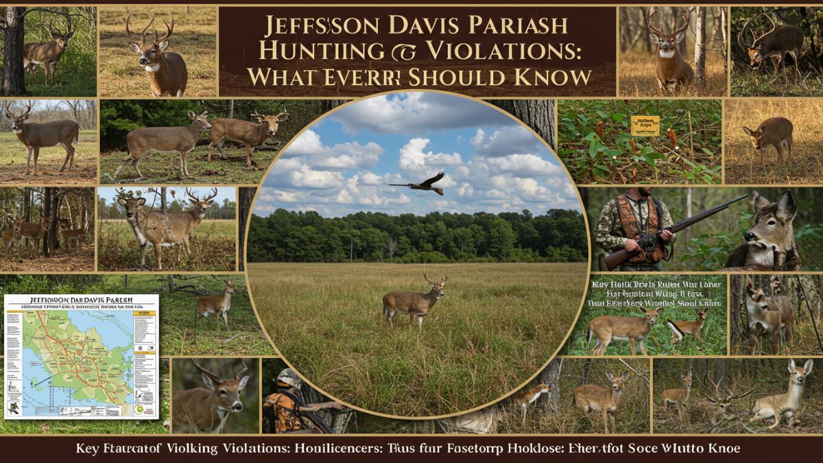 Jefferson Davis Parish Hunting Violations: What Every Hunter Should Know
