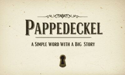 Pappedeckel: A Simple Word with a Big Story