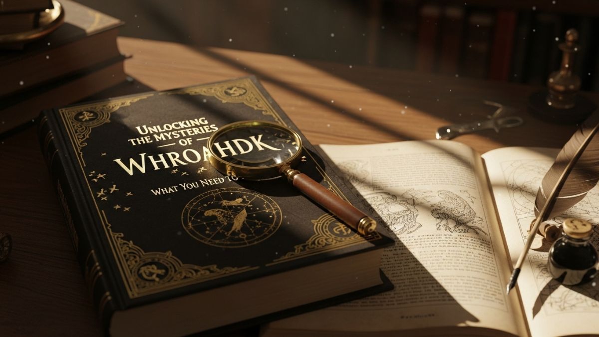 Whroahdk might seem like a cryptic term at first glance, but it holds significance that many are yet to uncover. This unique concept has sparked curiosity and interest across various communities.